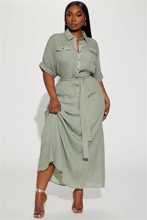 green dresses for plus size 6