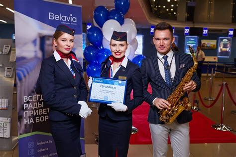 Belavia carried its four millionth passenger for the first time in the ...