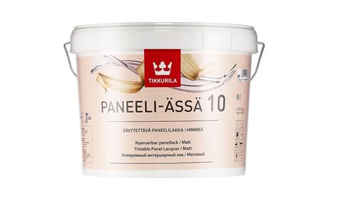 Тиккурила Панели Ясся 10 / Tikkurila Paneeli Assa 10 - колеруемый лак