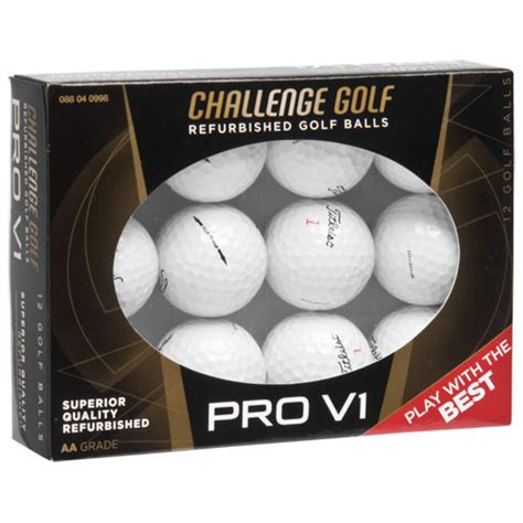 Challenge Refurbished AA Grade Titleist Pro V1x Golf Balls | TGW.com