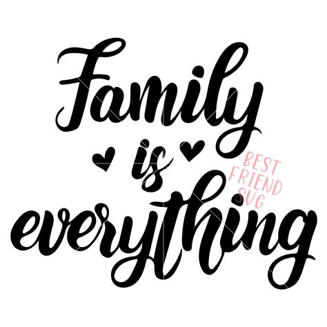 Family is Everything Svg Family SVG Family Quotes SVG Dxf - Etsy UK