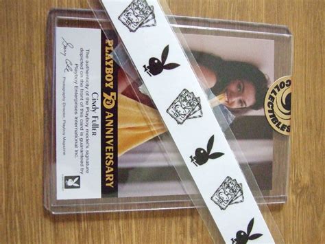 Playboy Playboy's 50th Anniversary Authentic Autograph Card Cindy