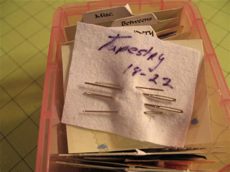 la sewista needle organizing  updates