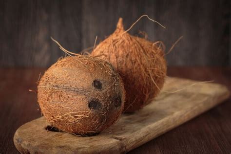 premium photo fresh raw coconut