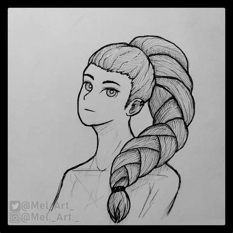 Braided Hair by MEL-ART on Newgrounds