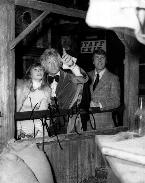 Bid Now: TV and Film. Dr Who Star Katy Manning, Jo Grant, Signed 10 x 8