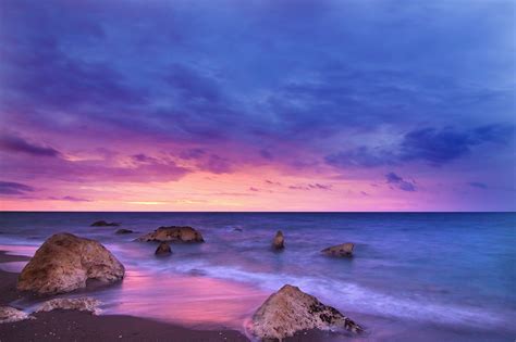 Purple Beach Sunset Wallpapers - Top Free Purple Beach Sunset