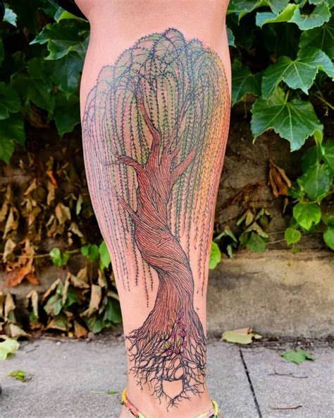 Weeping Willow Tattoo