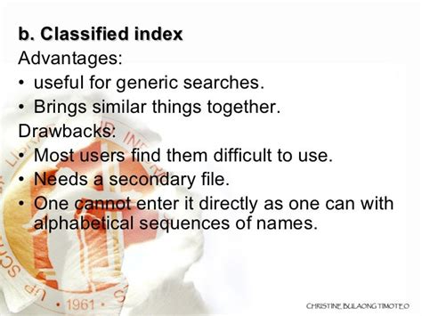 Indexing