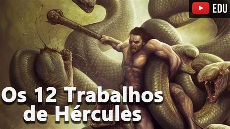 Os 12 Trabalhos de Hércules (Completo) Mitologia Grega - Foca na ...