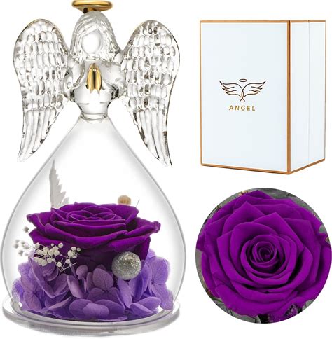 Amazon.com: Angel Rose Figurines Angel Gifts for Women, Preserved Real
