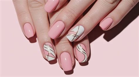 classy bubble pink nail designs thebeautyfoodie