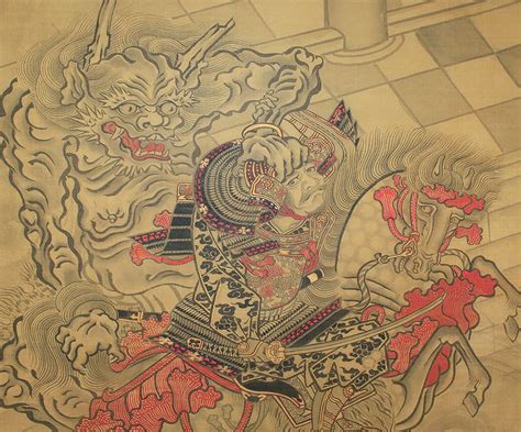 Japanese Demon Painting at PaintingValley.com | Explore collection of ...