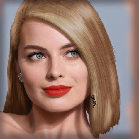 Margot Robbie by PaulTheDoodlebug on DeviantArt