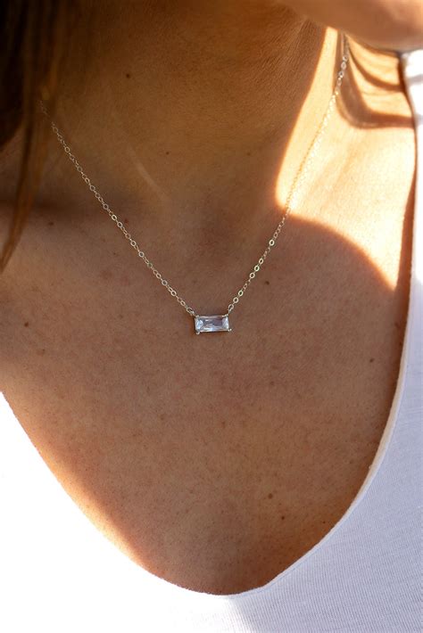 cubic zirconia pendant necklace