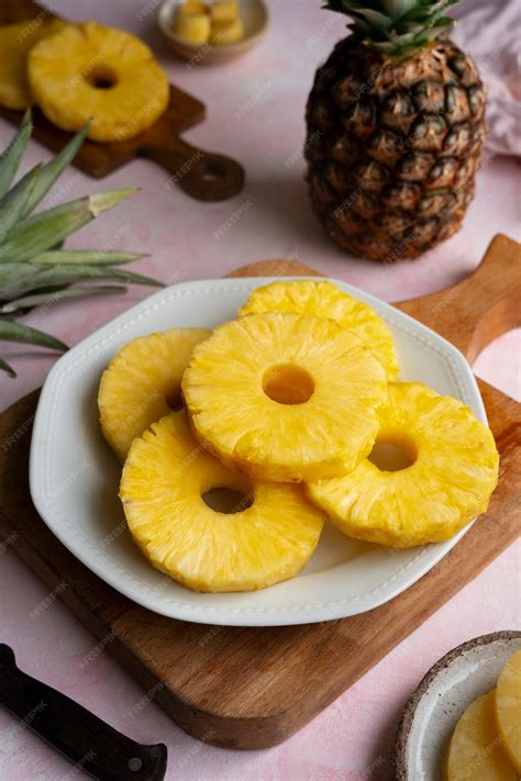 Free Photo | Delicious pineapple still life