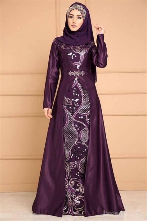 inspirasi tampil  model baju gamis batik  berbagai acara