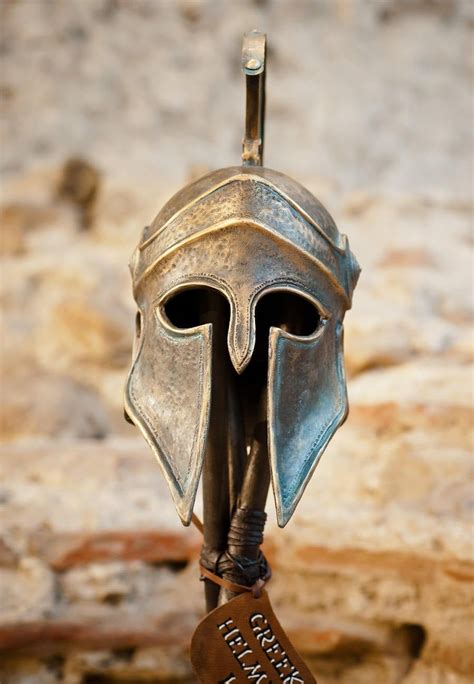 Greek Helmet, Ancient Corinthian Helmet, Spartan Helmet, Ancient Greece ...