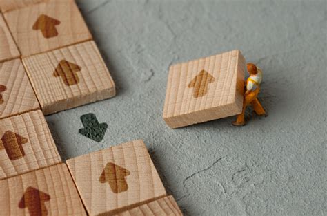 The Hidden Truth Moving Up Moving Down Stock Photo - Download Image Now ...