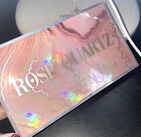 Huda Rose Quartz Palette : r/makeupflatlays