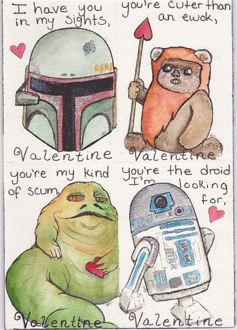 breaking the monotony | Star wars valentines, Star wars cards, Star