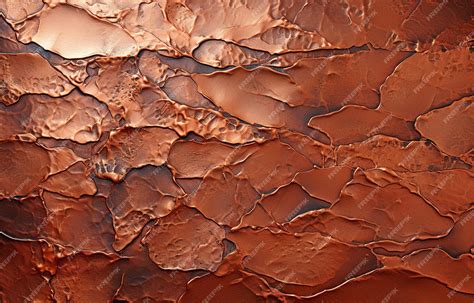 premium ai image texture  hammered matte copper metal