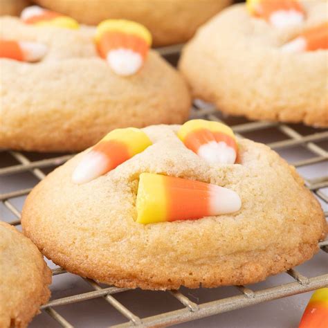 Candy corn cookies recipe - candy corn sugar cookies