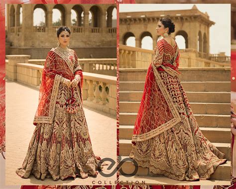 Pakistani Bridal Dresses In Red Colour