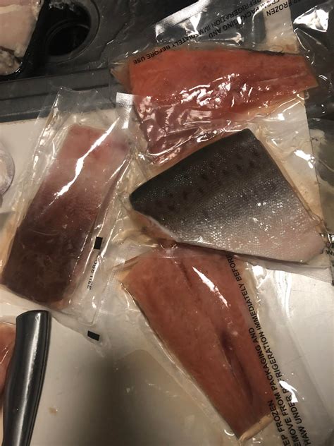 frozen salmon left in fridge for 3 days, is it still safe to seat? : r