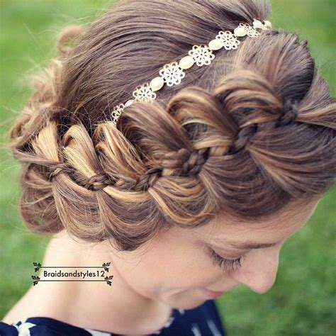 Day one of my Braid series : 4 strand Braided updo perfect for the