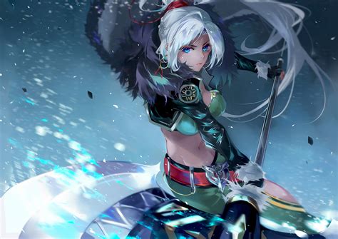 Wallpaper ID: 153486 / anime girls, anime, doodle, big boobs, Vardan