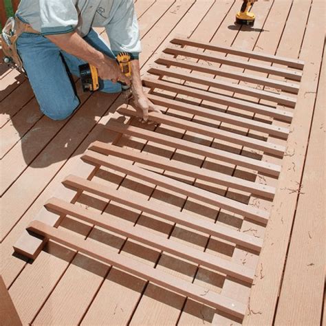 how to make deck railing