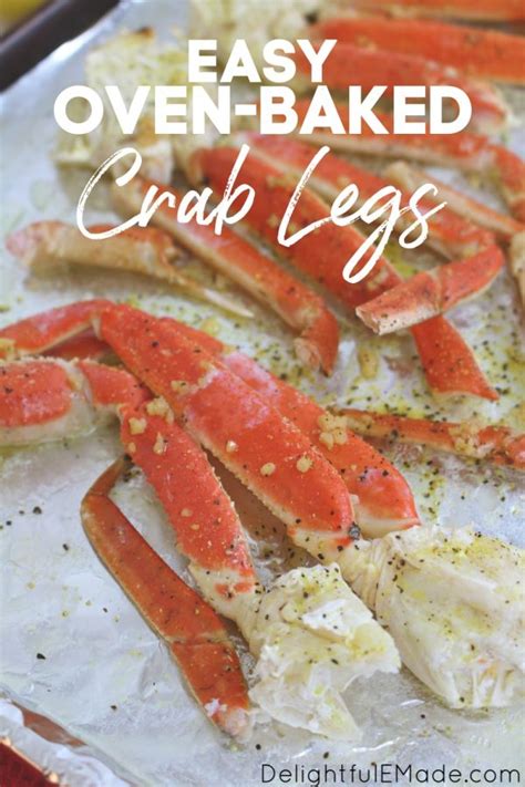 Oven Baked Snow Crab Legs - Delightful E Made