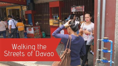 walking  streets  davao city philippines youtube