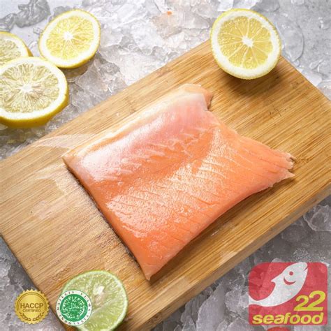 jual salmon belly  gram toro salmon seafood  shopee indonesia