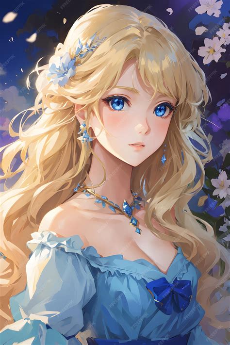 Premium Photo | Young beautiful princess anime Princess Anime Girl Cute