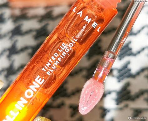 Масло для губ Lamel Professional All in One Lip Tinted Plumping Oil ...