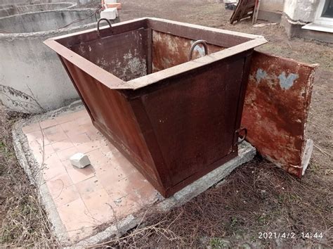 Ящик строительный для раствора, ящик каменщика, корыто, бадья, б/у: 2 ...