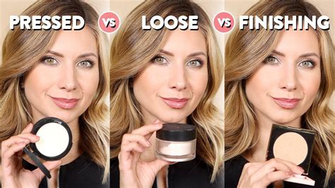 powders  whats  difference  loose pressed setting