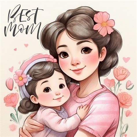 Mother's Day Greeting Illustratio Free Stock Photo - Public Domain Pictures