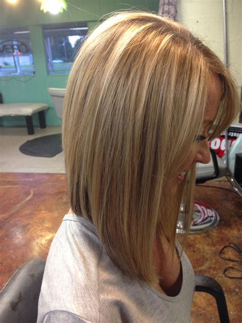 Inverted bob by Madison Fuller with Hair & Co. Orange, TX | Angled bob