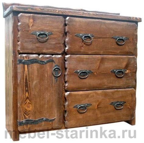 Комод под старину "Ермак" №-2 | Стили украшения интерьера, Деревянные ...