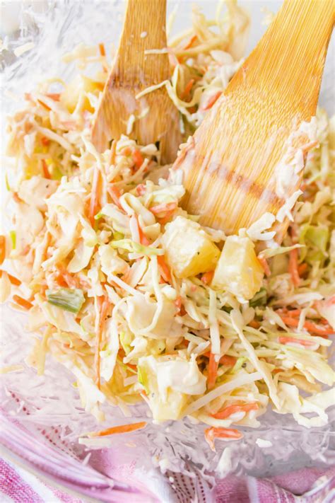 Pineapple Coleslaw Recipe - Reluctant Entertainer