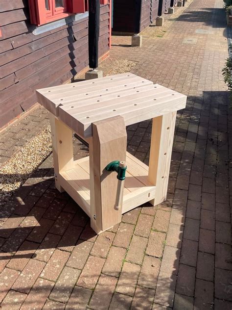 build   chair makers workbench mini roubo david stephenson