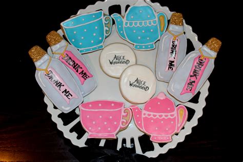Alice in Wonderland Themed Cookies Alice In Wonderland, Sugar, Cookies