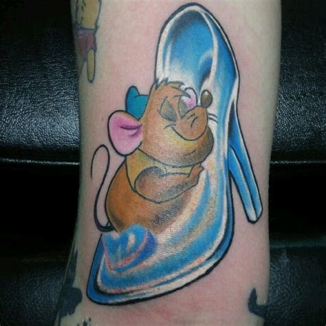 Tattoo Slipper Gloine Cinderella Disney 185+ Cinderella Tattoo Ideas
