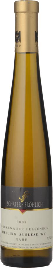 schafer frohlich bockenauer felseneck gk riesling auslese nahe