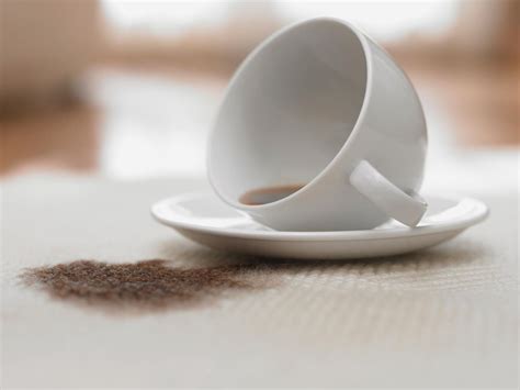 how to clean coffee off carpet