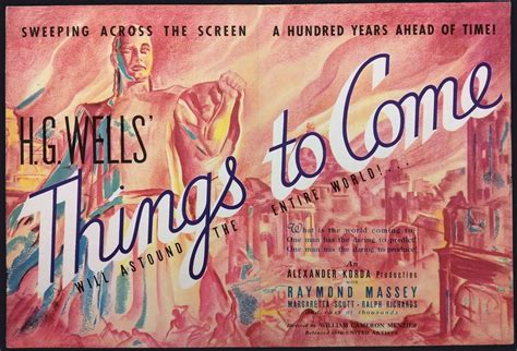 THINGS TO COME (1936) Original Vintage British Film Movie Poster | Picture Palace Movie Posters