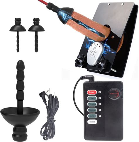 2-in-1 Electrostimulation Ring with Electric Silicone Plug and Electric